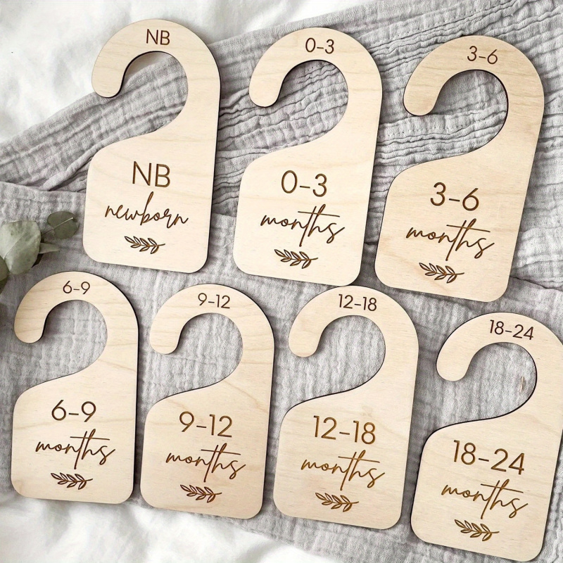 Baby Clothing Hanger Dividers - 7pcs Baby Closet Dividers | Infant