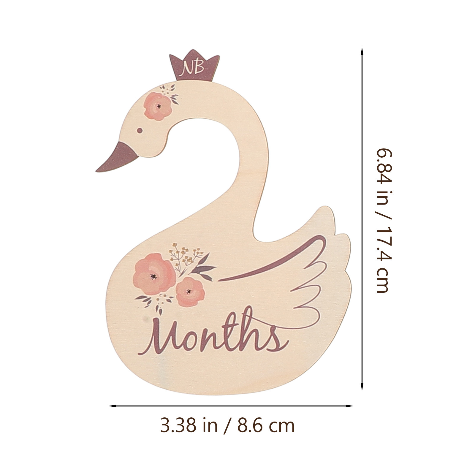 7Pcs Swan-Shaped Wooden Closet - Baby Clothing Hanger Dividers review and price