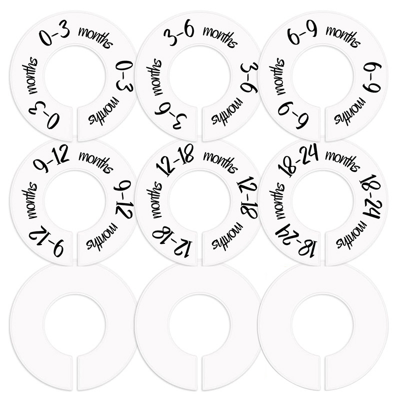 100pcs Multi Size Baby Kids Cl - Baby Clothing Hanger Dividers review and price