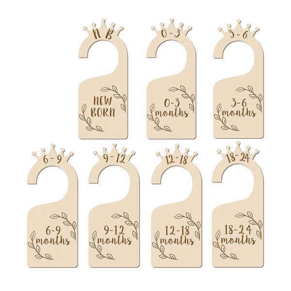 Baby Closet Dividers Wooden Wa - Baby Clothing Hanger Dividers review and price