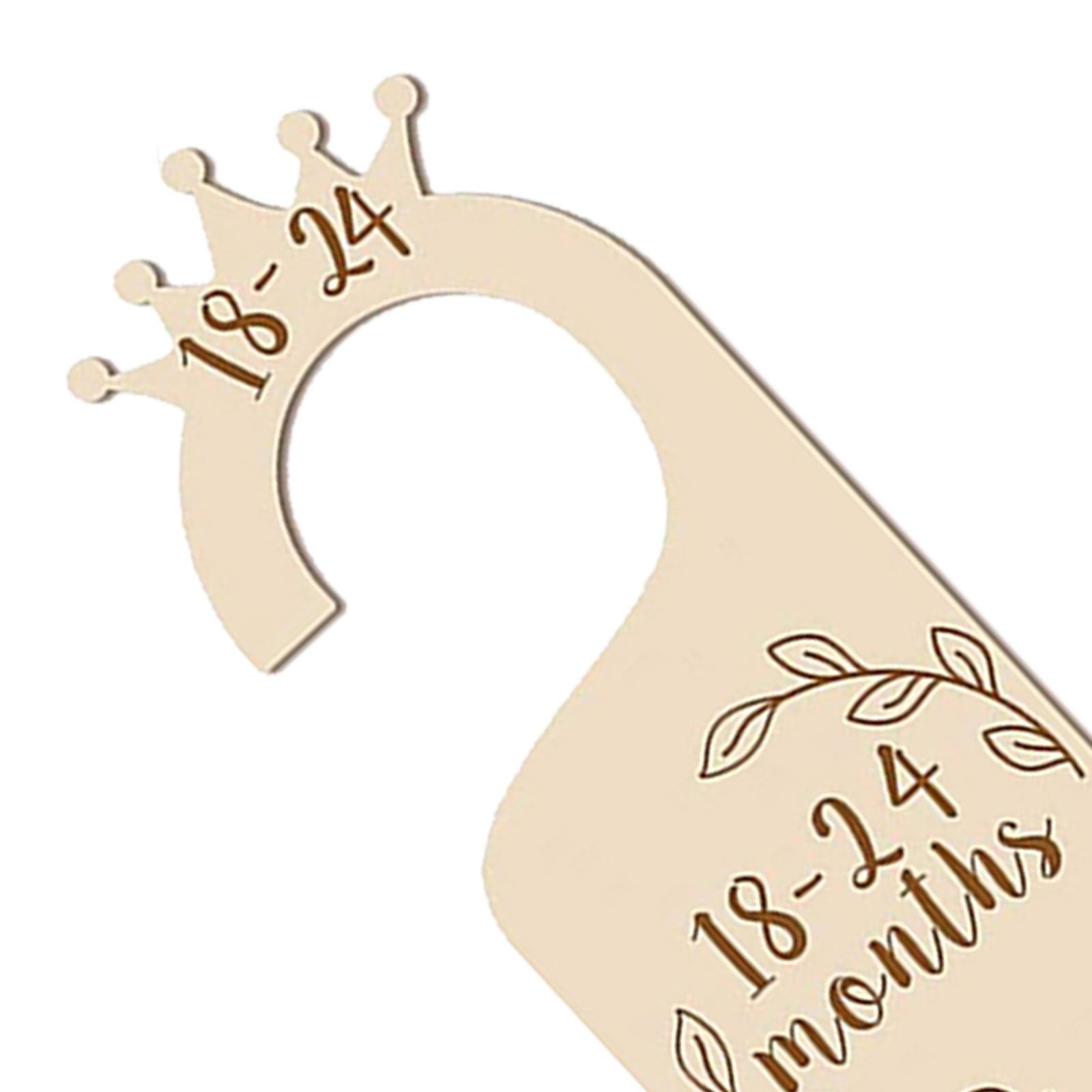 Baby Closet Dividers Wooden Wa - Baby Clothing Hanger Dividers review and price
