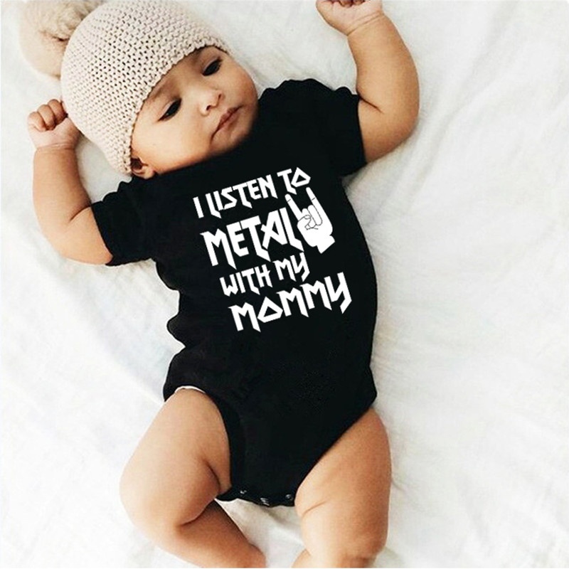 I Listen to Metal with My Dadd - Baby Clothing Deals review and price