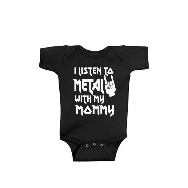I Listen to Metal with My Dadd - Baby Clothing Deals review and price