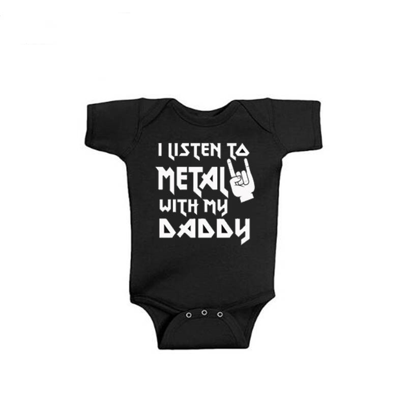 I Listen to Metal with My Dadd - Baby Clothing Deals review and price