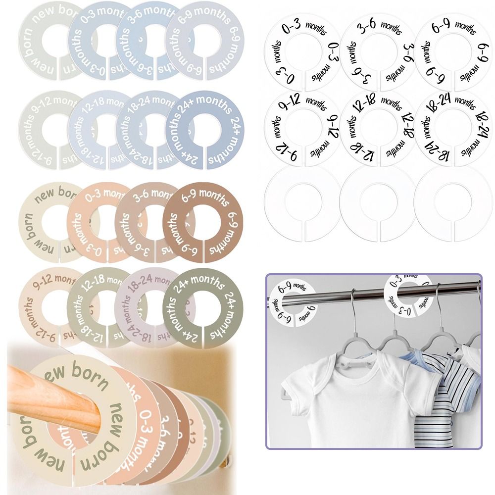 68/9Pcs Organizing Hangers Bab - Baby Clothing Hanger Dividers review and price