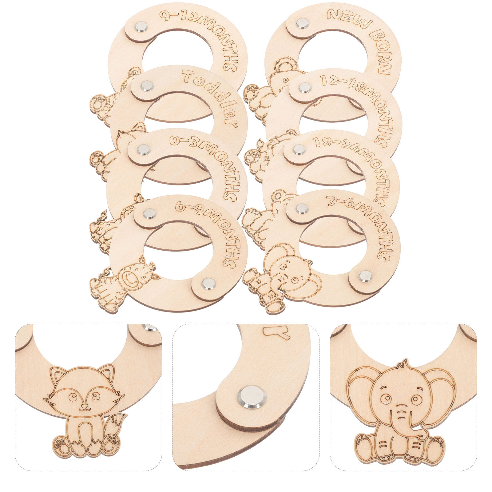 8Pcs Baby Closet Clothing Size - Baby Clothing Wardrobe review and price