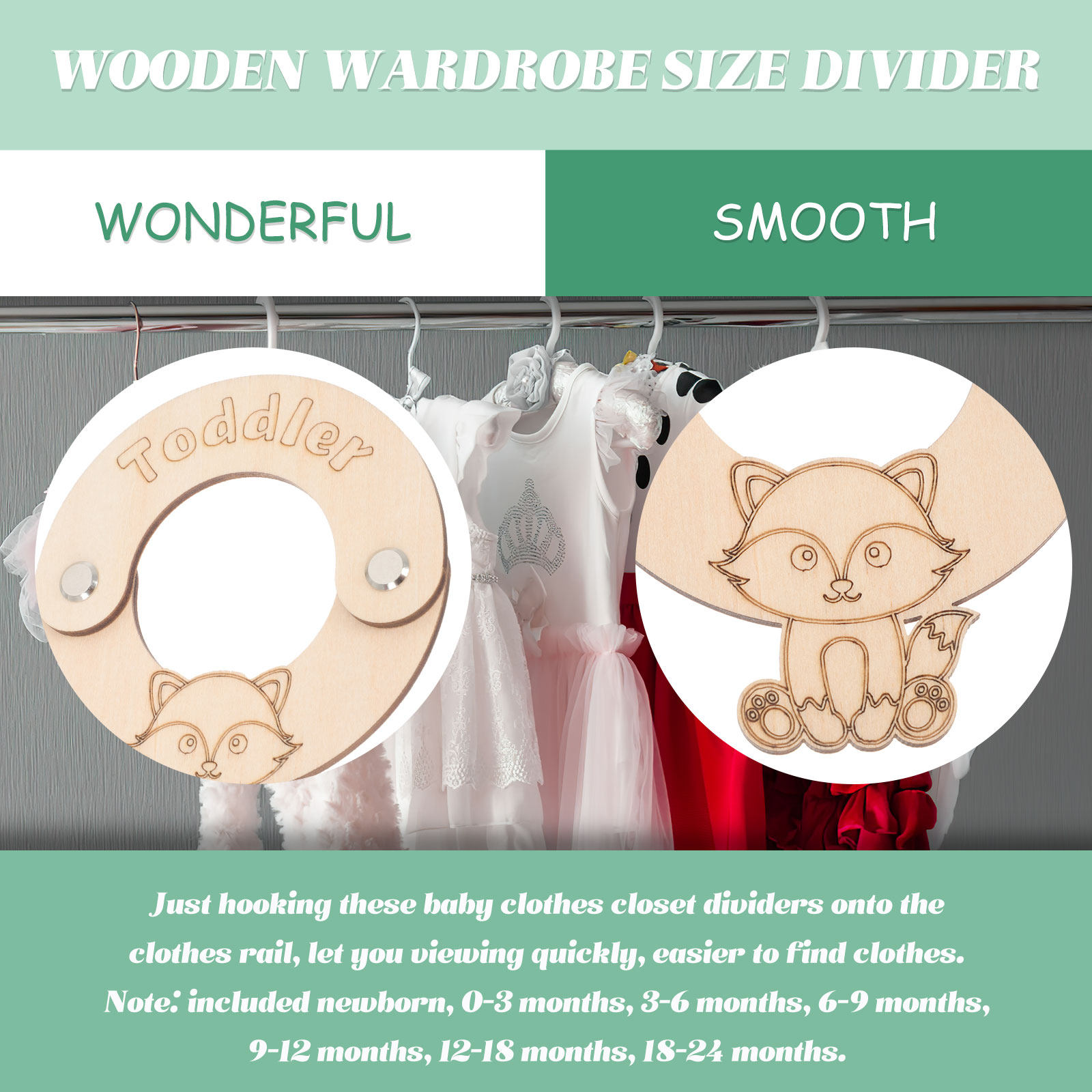 8Pcs Baby Closet Clothing Size - Baby Clothing Wardrobe review and price