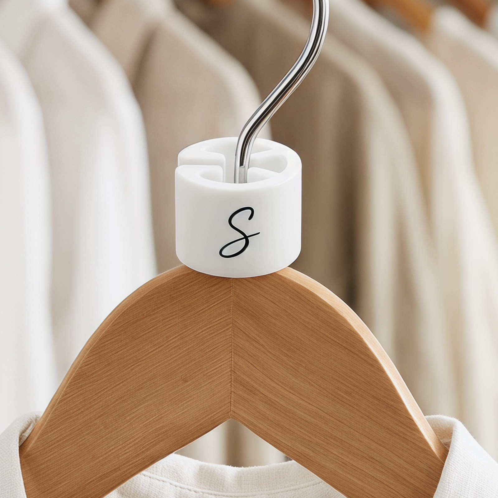 100Pcs Plastic Clothes Size Ri - Baby Clothing Hanger Dividers review and price