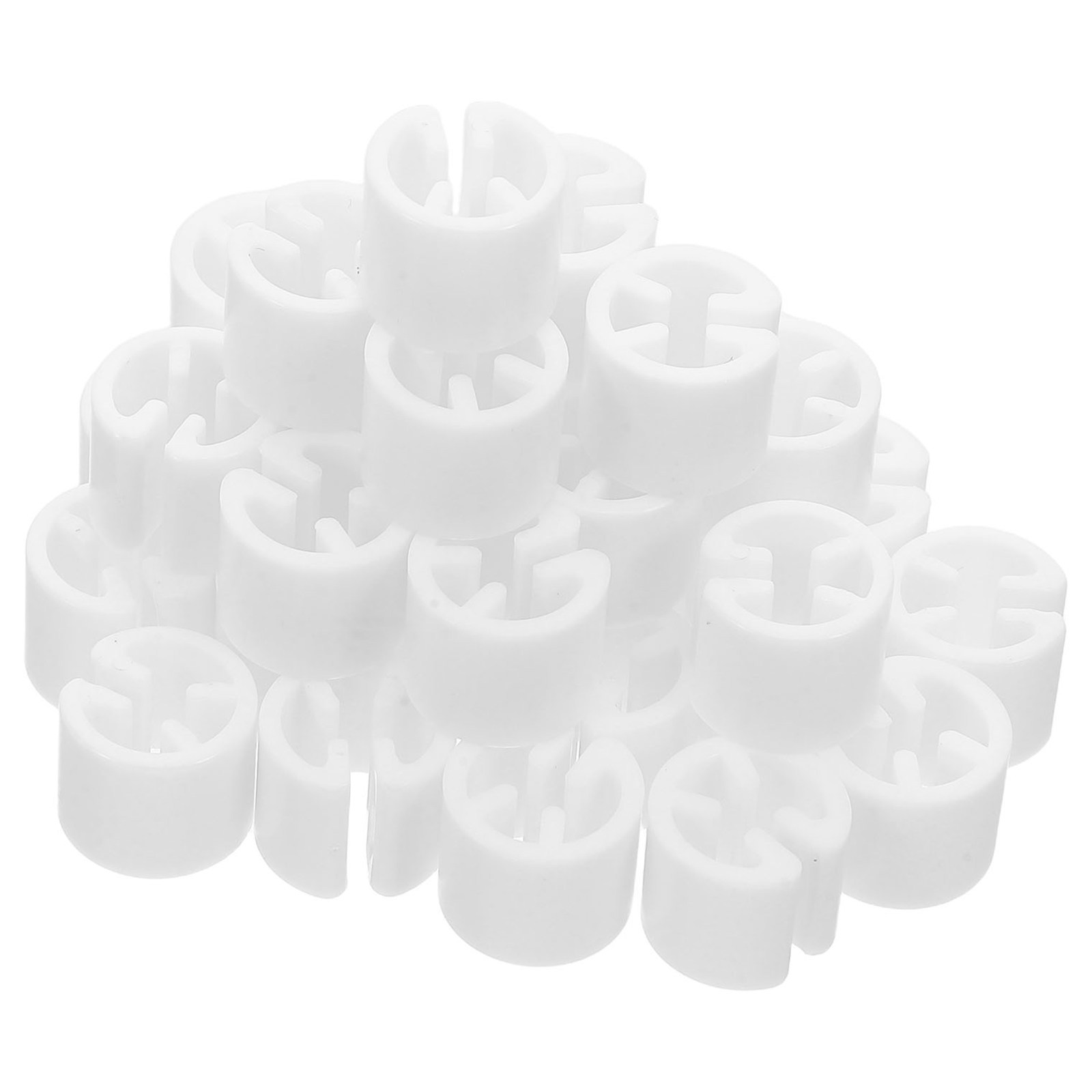 100Pcs White Plastic Clothing  - Baby Clothing Hanger Dividers review and price